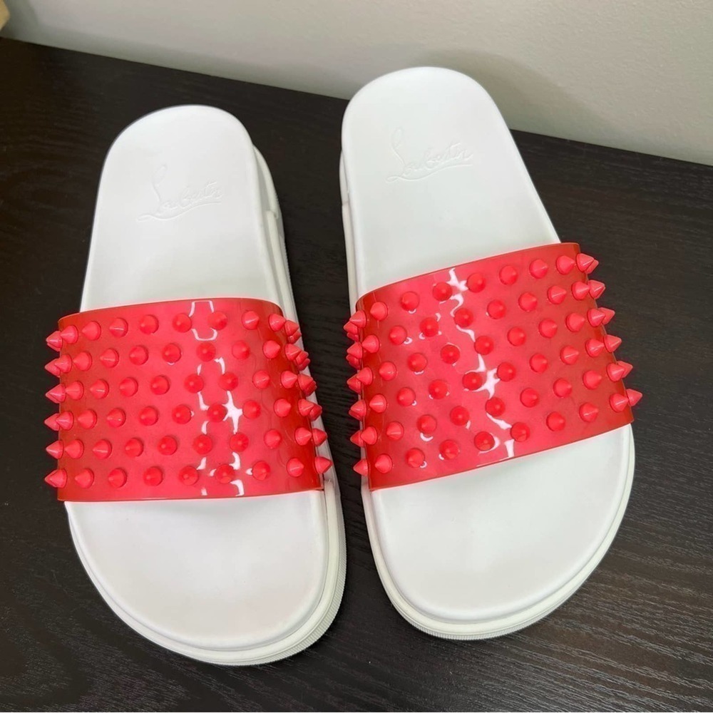 Christian Louboutin Pool Slides Size 8 - image 5